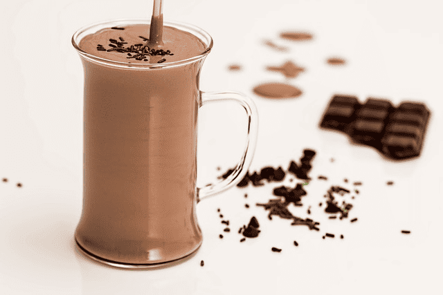 chocolate smoothie, milkshake, refreshing