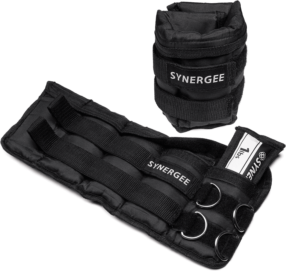 An Image Of Synergee Adjustable Ankle Weights, The Best Heavy-Duty Adjustable Ankle Weights For A Challenging Workout.